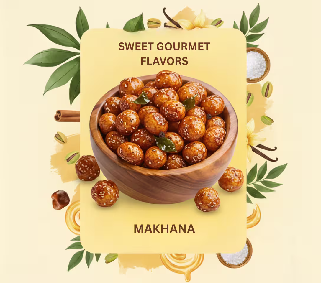 Premium Sweet Gourmet Makhana healthy premium fox nuts dessert variant